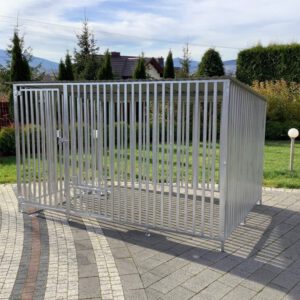 Развъдник за кучета 3x2 м – поцинкована конструкция
